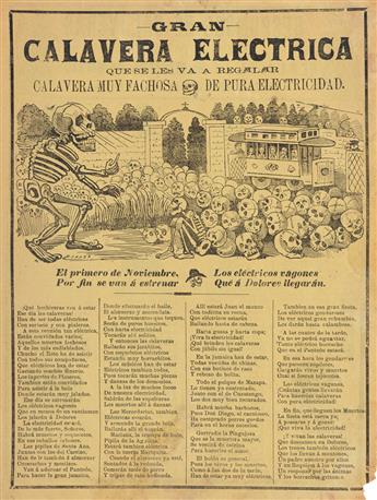 JOSÉ GUADALUPE POSADA Collection of 25 broadsides.